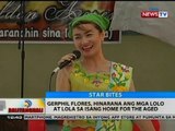 Gerphil Flores, hinarana ang mga lolo at lola sa isang home for the aged