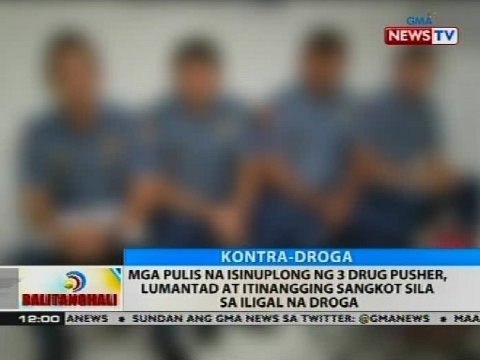 Mga pulis na isinuplong ng 3 drug pusher, lumantad at itinangging sangkot sila sa iligal na droga