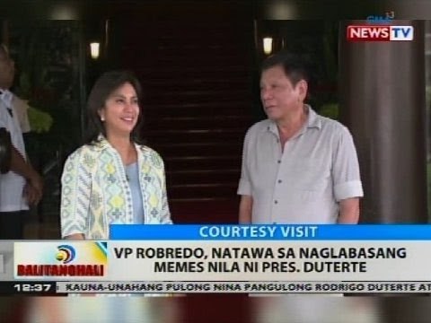 VP Robredo, muling siniguro kay Pres. Duterte na buo ang suporta sa kanyang administrasyon