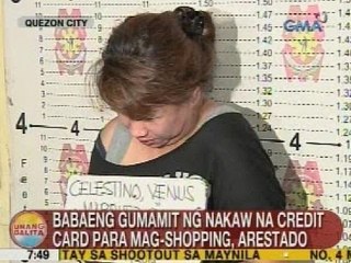UB: Babaeng gumamit ng nakaw na credit card para mag-shopping, arestado sa QC