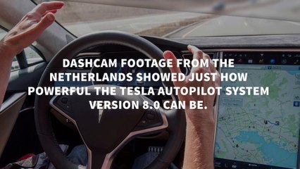 Watch a Tesla predict a car crash two vehicles ahead