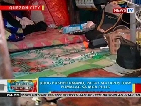BP: Drug pusher umano, patay matapos daw pumalag sa mga pulis