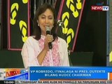 NTG: VP Leni Robredo, itinalaga ni Pres. Duterte bilang HUDCC chairman