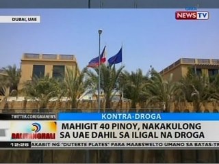 BT: Mahigit 40 Pinoy, nakakulong sa UAE dahil sa iligal na droga
