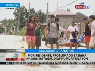 BT: Mga residente, problemado sa baha na mas matagal daw humupa ngayon