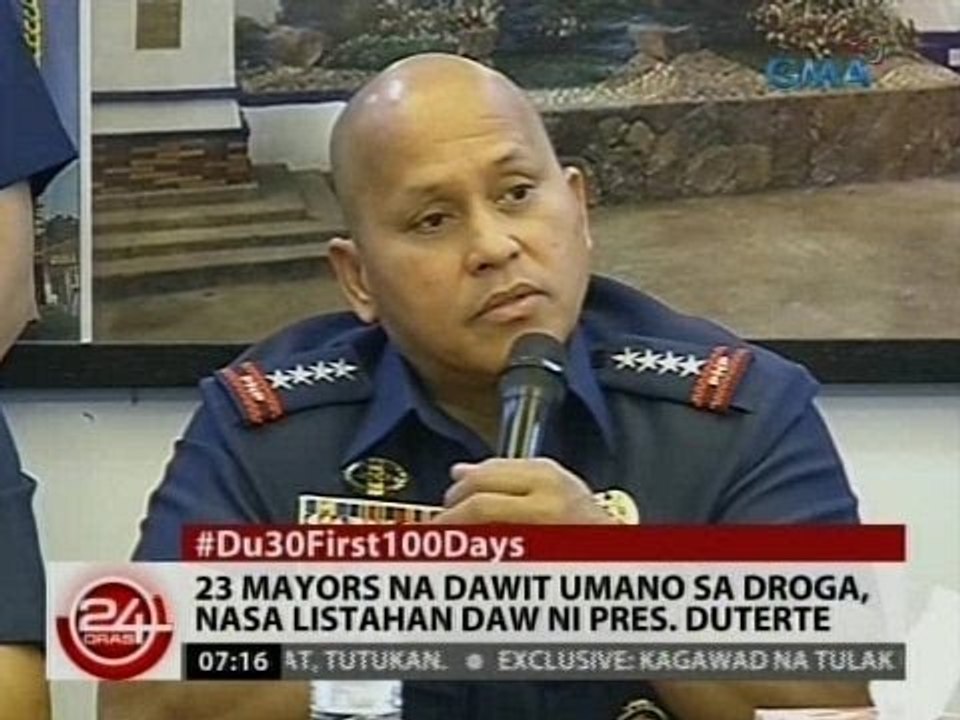24 Oras: 23 mayors na dawit umano sa droga, nasa listahan daw ni Pres. Duterte