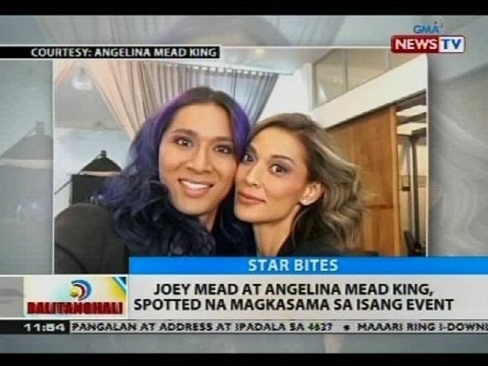 BT: Joey Mead at Angelina Mead King, spotted na magkasama sa isang event