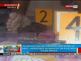 BP: 5,000 halaga ng hinihinalang shabu at baril, narekober sa napatay na kilalang tulak ng droga