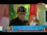 Sec. Abella, nilinaw na hindi pa tumatanggi si dating Pres. Ramos, sa hiling ni Pres. Duterte