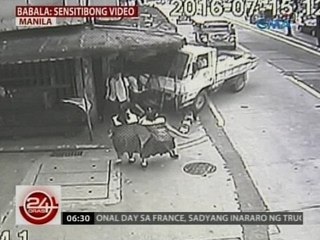 24 Oras: Apat na estudyante, sugatan nang araruhin ng nag-overtake na truck