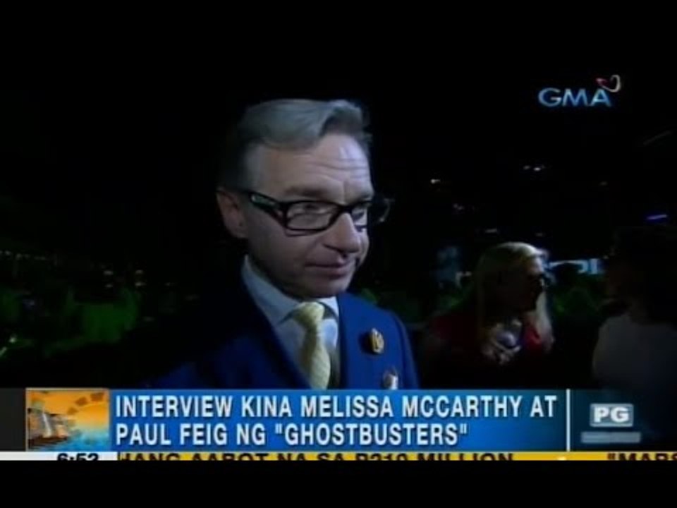 One-on-one interview ni Lyn Ching kina Melissa McCarthy at Paul Feig