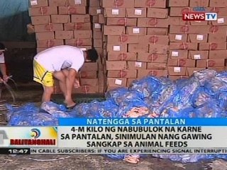 4-M kilo ng nabubulok na karne sa pantalan, sinimulan nang gawing sangkap sa animal feeds
