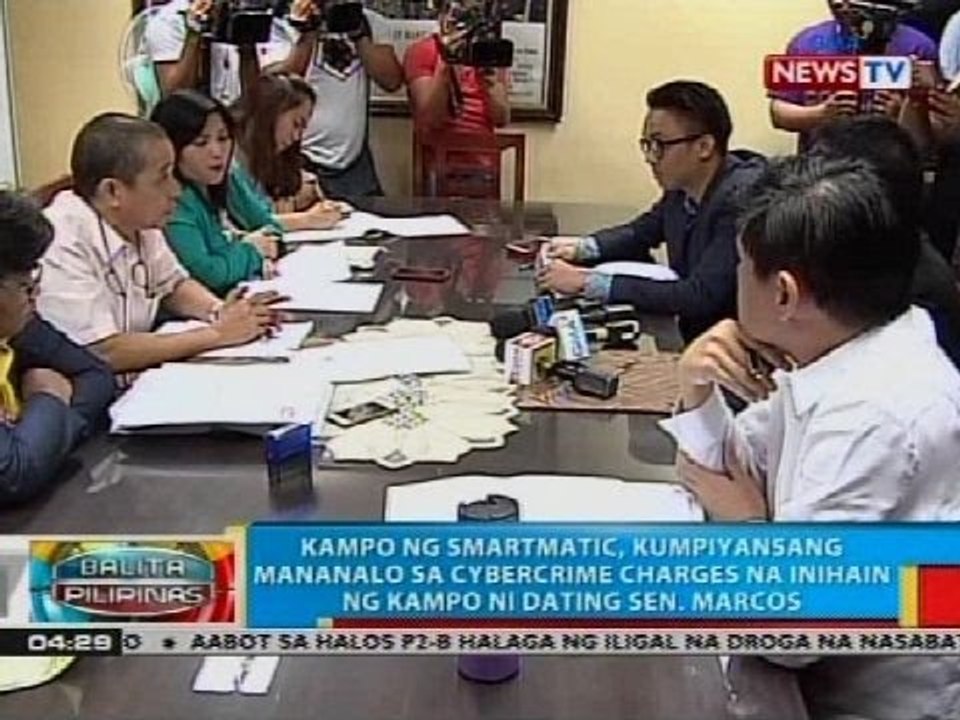 Kampo ng Smartmatic, kumpiyansang mananalo sa cybercrime charges