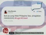 24 Oras: Hugot lines ng mga Pinoy sa social media tungkol sa West Phl Sea