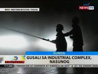 BT: Gusali sa industrial complex, nasunog