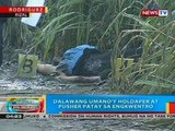 BP: Dalawang umano'y holdaper at pusher patay sa engkwentro