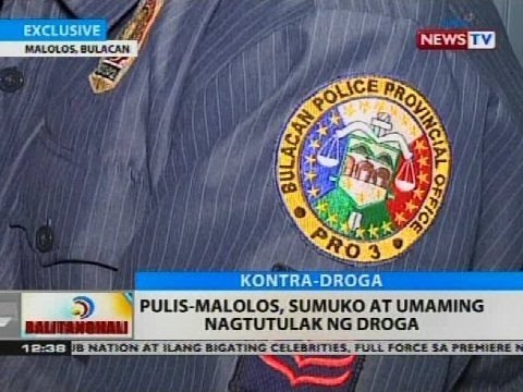 Pulis-Malolos, sumuko at umaming nagtutulak ng droga
