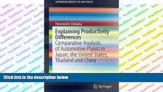 Audiobook  Explaining Productivity Differences: Comparative Analysis of Automotive Plants in