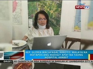 Rep. Gloria Macapagal Arroyo, malaya na matapos ang mahigit apat na taong hospital arrest
