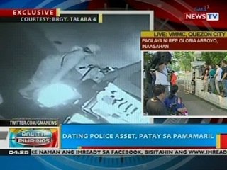 BP: Dating police asset, patay sa pamamaril