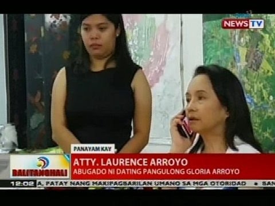 Panayam kay Atty. Laurence Arroyo, abugado ni dating Pangulong Gloria Arroyo