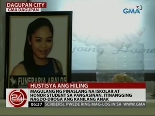 Magulang ng pinaslang na iskolar at honor student, itinangging nagdo-droga ang kanilang anak