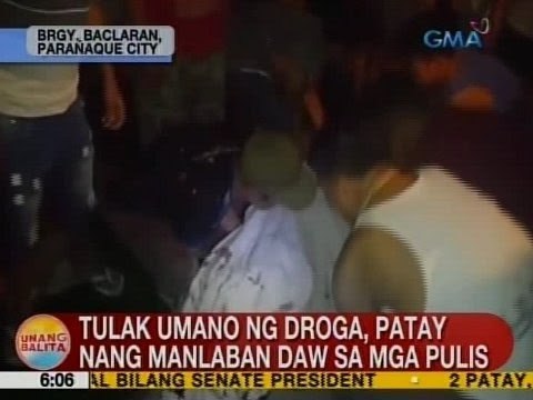 UB: Tulak umano ng droga, patay nang manlaban daw sa mga pulis sa Parañaque