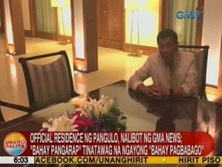 UB: Official residence ng Pangulo, nalibot ng GMA News