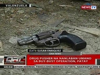 QRT: Drug pusher na nanlaban umano sa buy-bust operation, patay