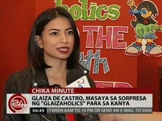 24 Oras: Ilang fans ni Glaiza de Castro na dumalo sa get together, galing pang ibang bansa