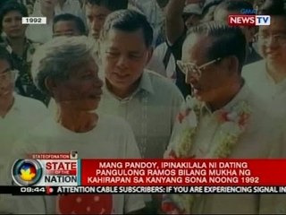 Mang Pandoy, ipinakilala ni dating Pangulong Ramos bilang mukha ng kahirapan sa kanyang SONA noon