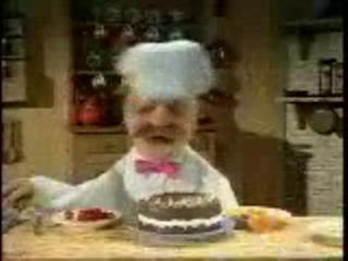 Swedish Chef making cake