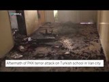 Aftermath of PKK terror attack on Turkish school in Van city