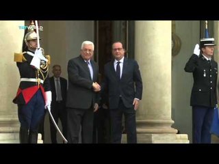 TRT World: Mahmud Abbas meets Francois Hollande