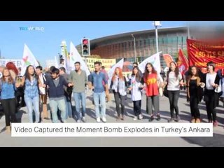 TRT World: Video captures the moment of explosion in Turkey's Ankara