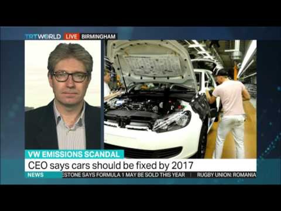 TRT World: Car manufacturing expert David Bailey talks to TRT World about Volkswagen scandal