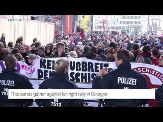 TRT World: Thousands gather in Cologne against far-right rally