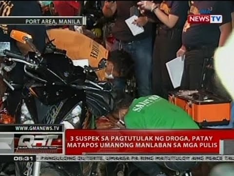 QRT: 3 suspek sa pagtutulak ng droga, patay matapos umanong manlaban sa mga pulis