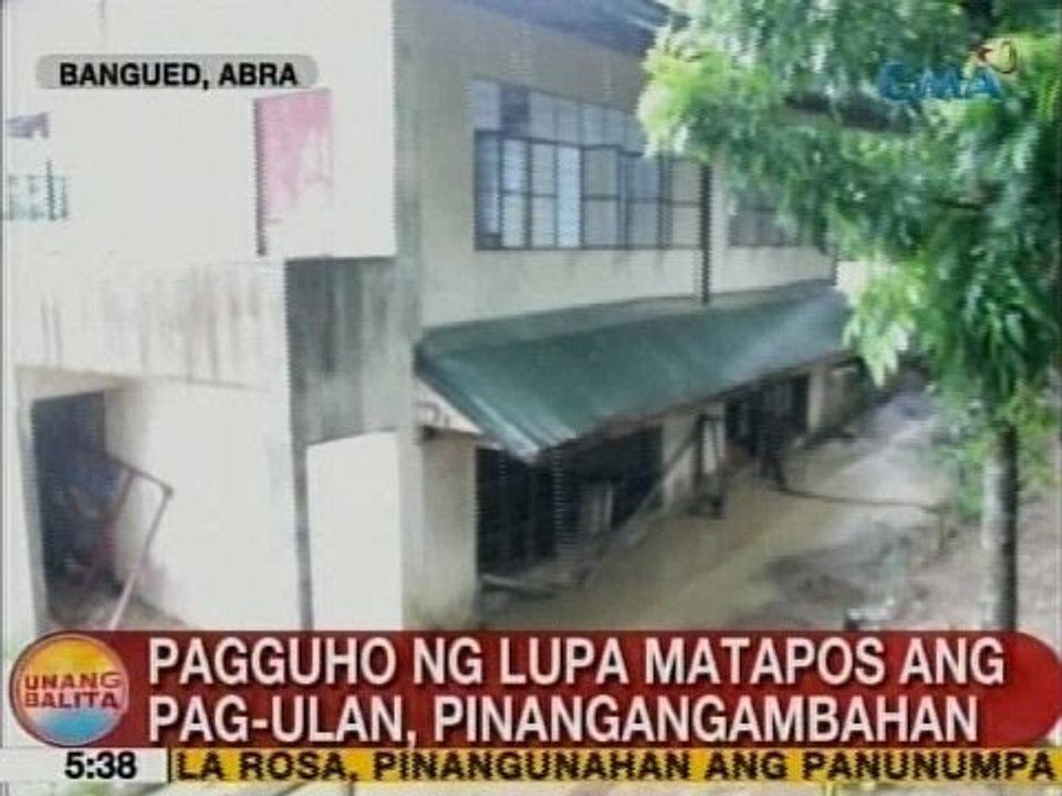 UB: Pagguho ng lupa matapos ang pag-ulan, pinangangambahan sa Bangued, Abra