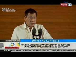 BT: Pagbibigay ng direktang kuneksyon ng kuryente sa mga mahihirap, prayoridad ng gobyerno