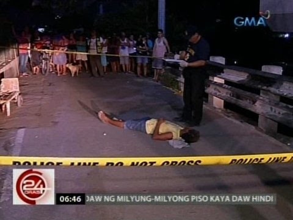 24 Oras: Drug pusher na ilang beses na raw kinausap ng pulisya para sumuko, patay sa pamamaril