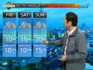 UB: Weather update as of 7:07 a.m. (July 29, 2016)