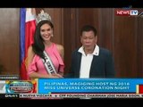 Pilipinas, magiging host ng 2016 Miss Universe coronation night
