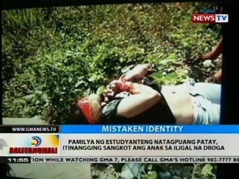 BT: Pamilya ng estudyanteng natagpuang patay, itinangging sangkot ang anak sa iligal na droga