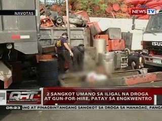 2 sangkot umano sa iligal na droga at gun-for-hire, patay sa engkwentro