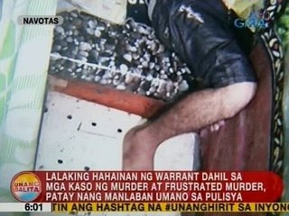 Lalaking hahainan ng warrant dahil sa kaso ng murder at frustrated murder, patay nang manlaban umano