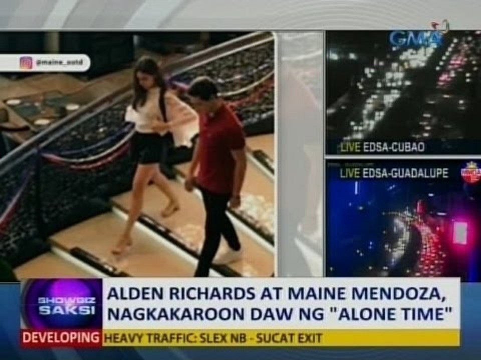 Saksi: Alden Richards at Maine Mendoza, ilang beses nang nag-dinner ng sila lang
