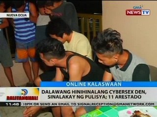 BT: Dalawang hinihinalang cybersex den, sinalakay ng pulisya; 11 arestado