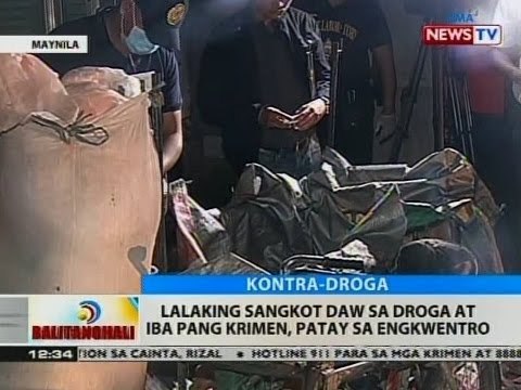 BT: Lalaking sangkot daw sa droga at iba pang krimen, patay sa engkwentro