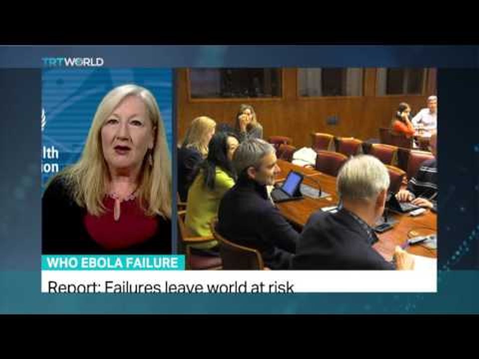 TRT World - Dr Margaret Harris from WHO talks about WHO's report on EBOLA failure